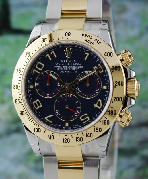 (image for) UNWORN ROLEX OYSTER GOLD & STEEL DAYTONA COSMOGRAPH - 116523